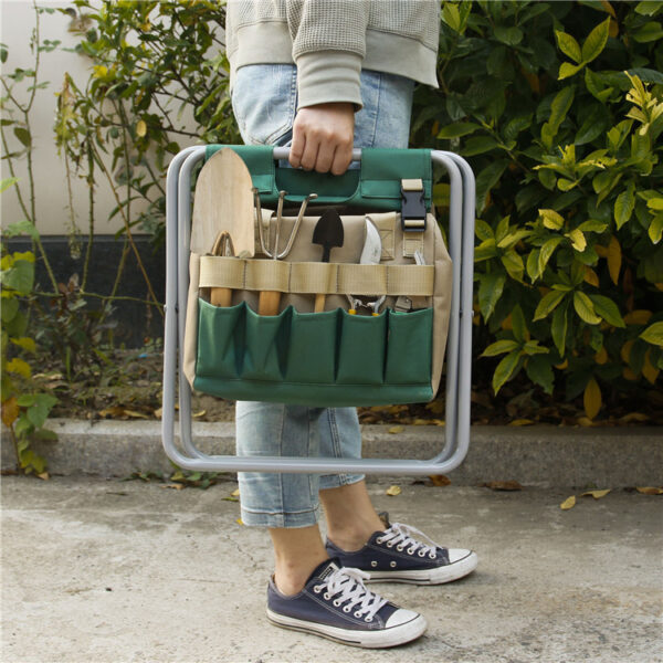 Tote Bag Chair Garden Tools Set Organizer - Image 3