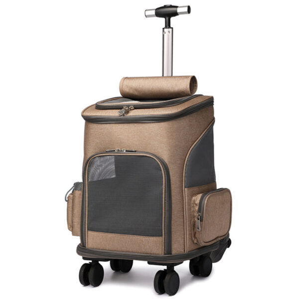 Portable Folding Trolley Pet Backpack - Image 3