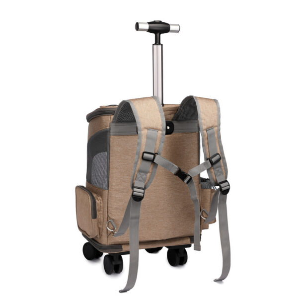 Portable Folding Trolley Pet Backpack - Image 7