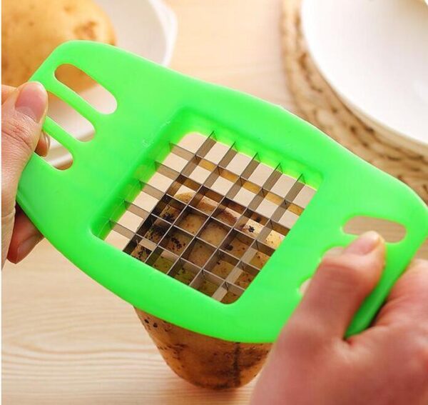 kitchen gadgets 2 Blades Potato Cutter Chopper - Image 7