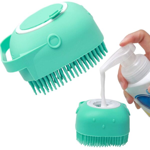 Cat Massage Comb Grooming Scrubber Shower Brush