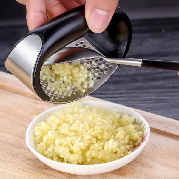 Stainless Steel Garlic Press Manual Garlic Mincer - Image 2