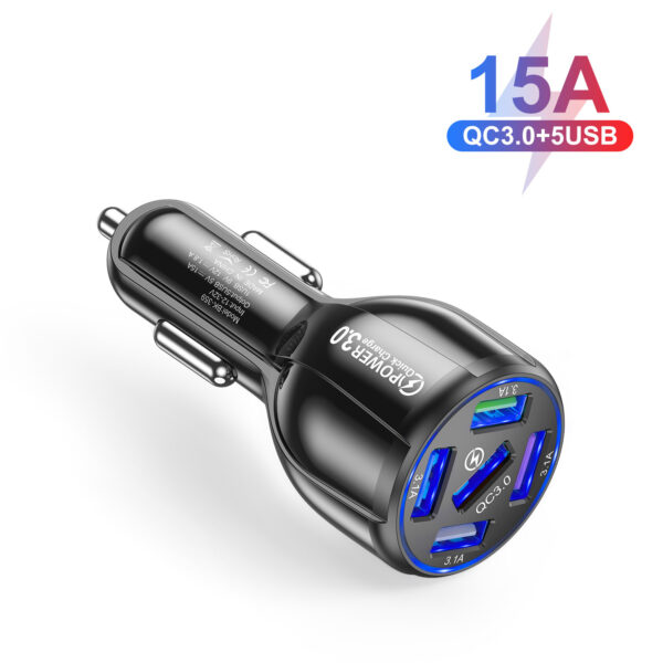 5-port 5USB Car Charger - Image 3