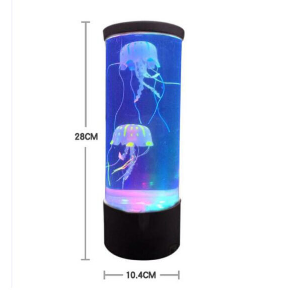 LED Jellyfish Aquarium Lamp Night Light USB Powered - Image 10