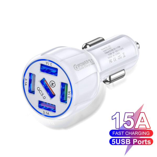 5-port 5USB Car Charger