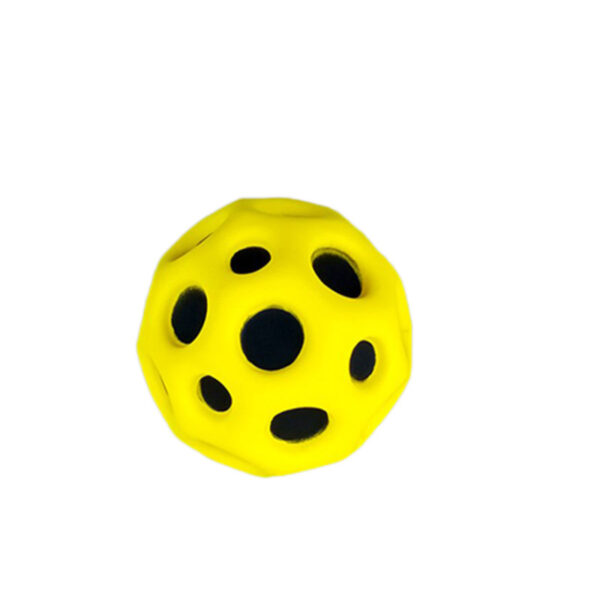 Hole Ball Soft Bouncy Ball Anti-fall Moon Shape Porous Bouncy Ball Kids Indoor Outdoor Toy Ergonomic Design - Image 10