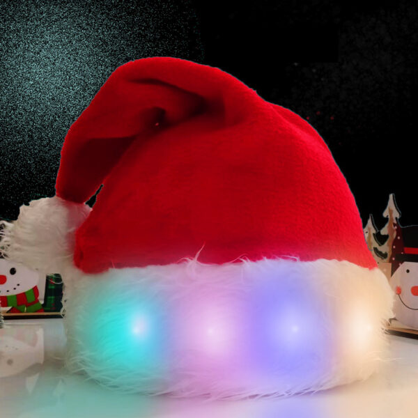 plush LED luminous cap