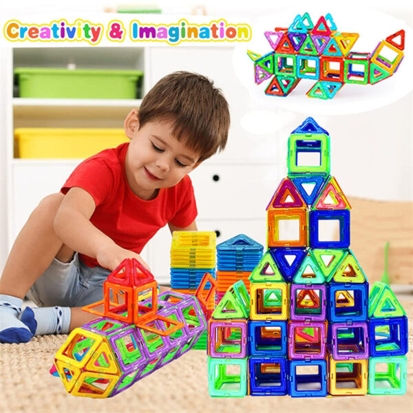 Magnetic Building Blocks DIY Magnets Toys For Kids Designer Construction Set Gifts For Children Toys - Image 2