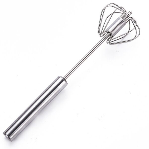 Egg Beater Household Mini Semi-automatic Manual Hand-held Cream Blender Stainless Steel Crack - Image 6