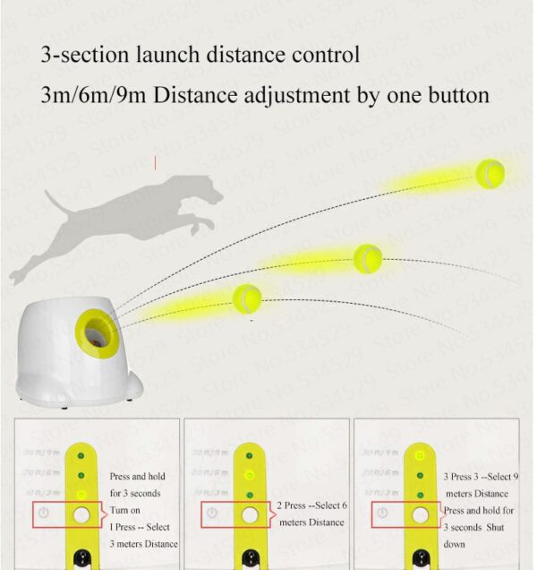 Dog Pet Automatic Interactive Ball Launcher - Image 7